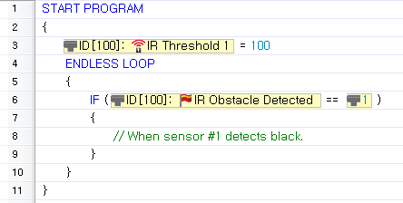 IR Obstacle Ex